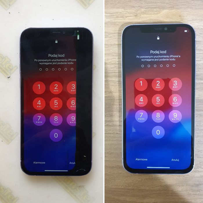 Zbita Szybka Wymiana Szybki Wyświetlacz Apple Samsung Huawei Xiaomi