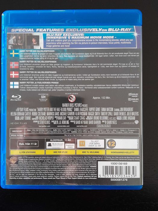 Harry Potter (blu-ray)