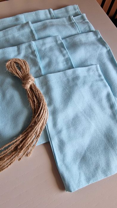 Blue Fabric Bags with Drawstring511350269647923202