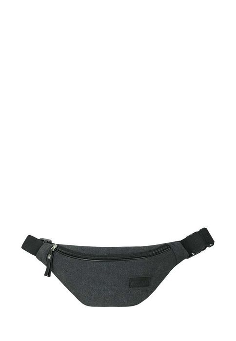 Універсальна поясна сумка бананка сіра нова — Exodus Leather Canvas