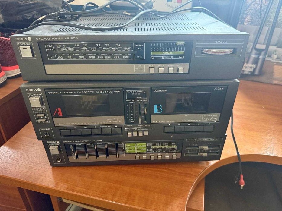 Wieża audio Diora zestaw 3 częściowy