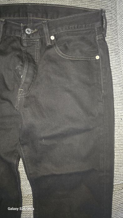 Levi Strauss jeansy czarne dżinsy 32/34