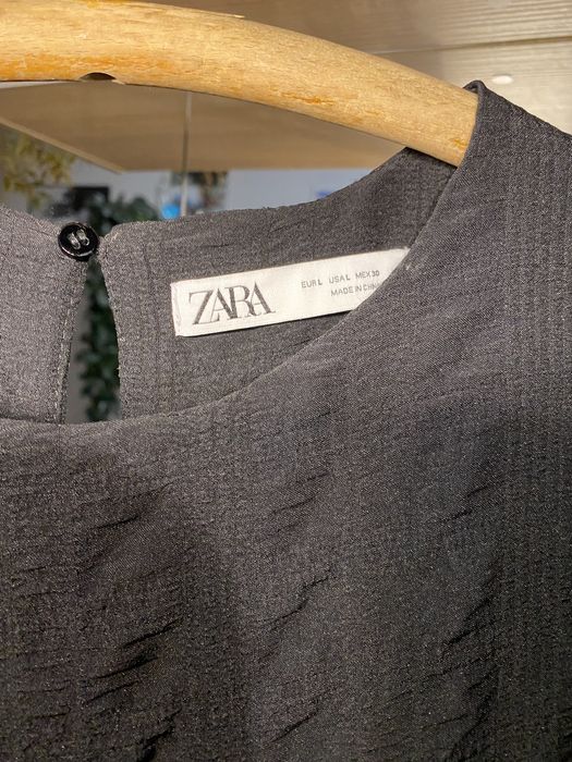 Krotka czarna sukienka ZARA rozmiar L