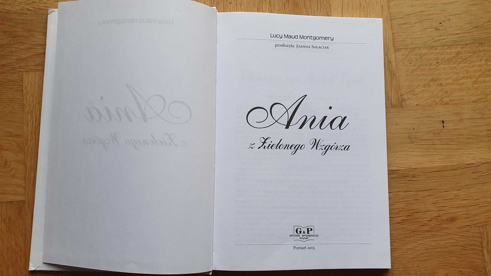 Ania z Zielonego Wzgórza tom 1 Lucy Maud Montgomery