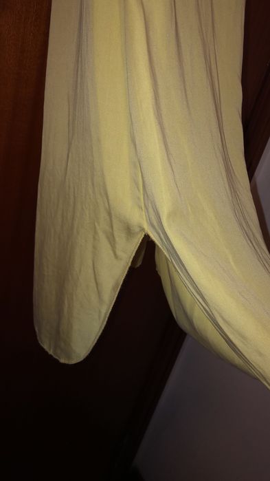 Vestido amarelo feito em Itália