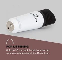 Mikrofon Pojemnościowy MIC-920 USB AUNA PRO biały - NOWY GWARANCJA !