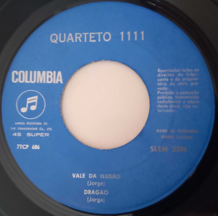 Quarteto 1111	- - - - -	Balada Para D. Inês	- - - - -	EP