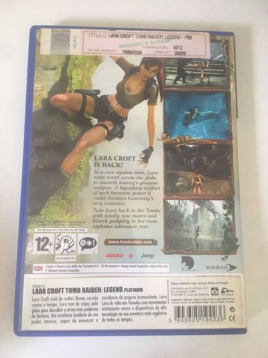 PS2 - Lara Croft Tomb Raider Legend