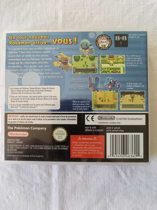 Pokémon Mystery Dungeon: Blue Rescue Team [Nintendo DS, 2006] Complete