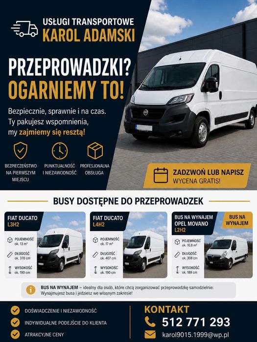 Przeprowadzki/Transport/Utylizacja