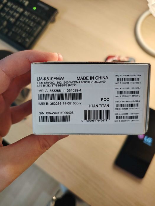Telefon komórkowy smartfon LG K51S