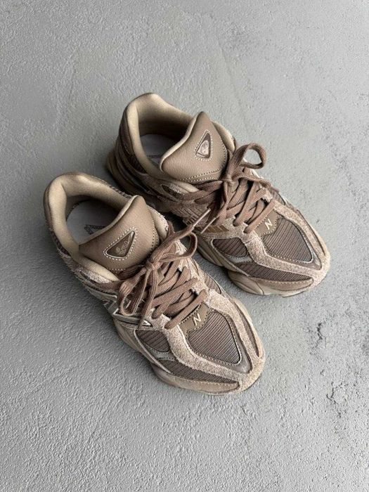 Кроссовки New Balance 9060 Baby Beige Brown/Кросівки Жіночі Нью Беланс
