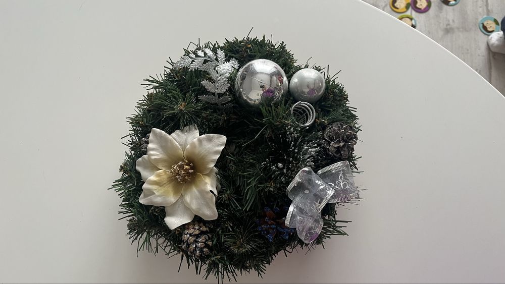 Різдвяний новорічний вінок
