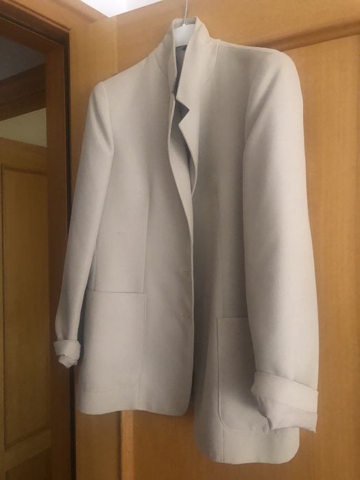 Blazers Bege e Azul as flores