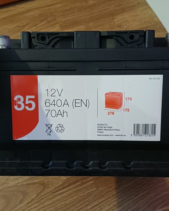 Bateria 70 Ah 12v 640