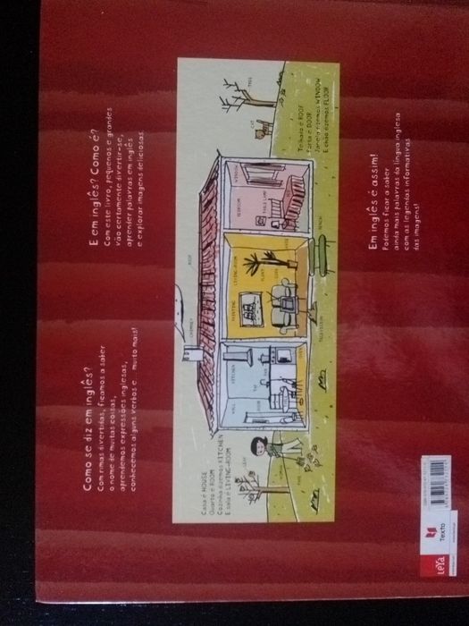 Livro com rimas em inglês