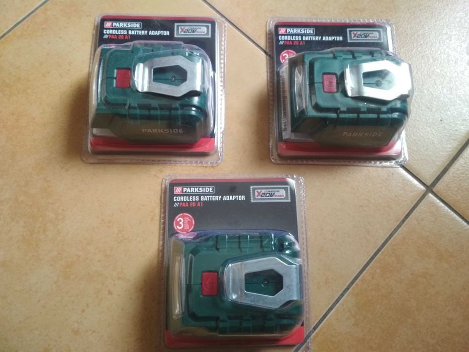 Аккумуляторный фонарик для батареи Parkside 20 В Адаптер USB Powerbank