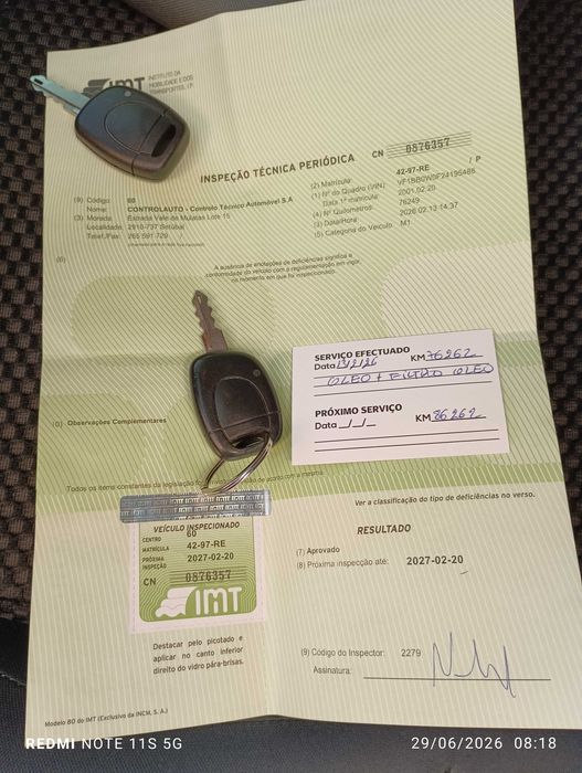 Renault Clio 2 , 16 válvulas 78000kms