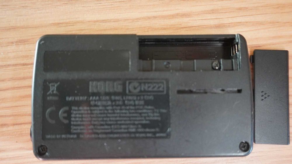 Afinador digital Korg para guitarra e baixo