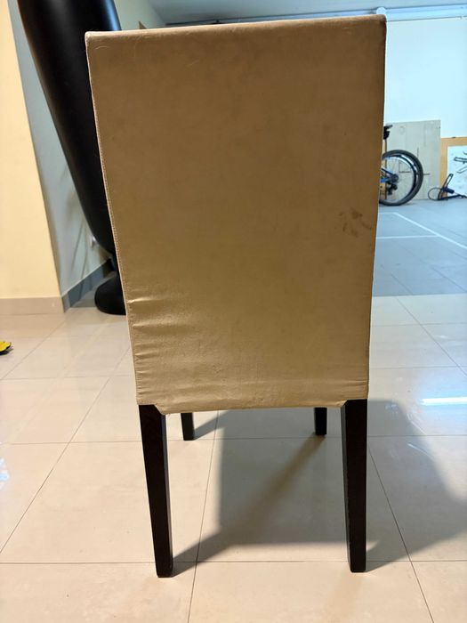 4 Cadeiras de Sala de Jantar Wengué