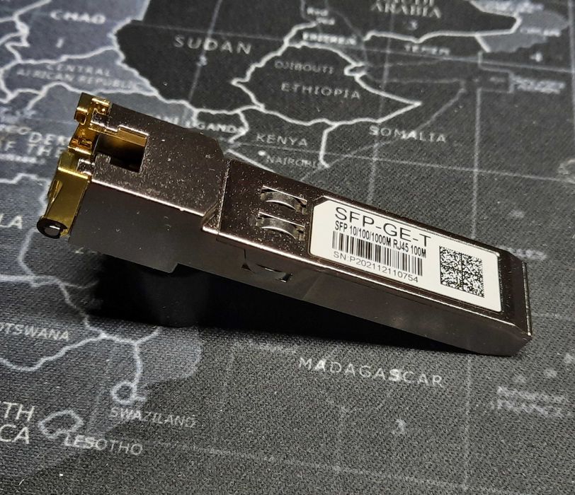 SFP-GE-T модуль до роутеров та маршрутизаторів