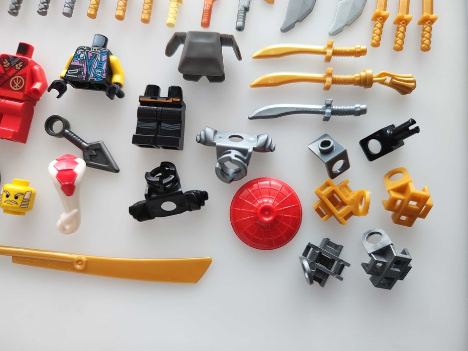 Lego mix NinjaGo i Ninja, różne klocki do zestawów