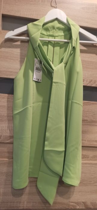 Bluzka Mango limonkowa nowa