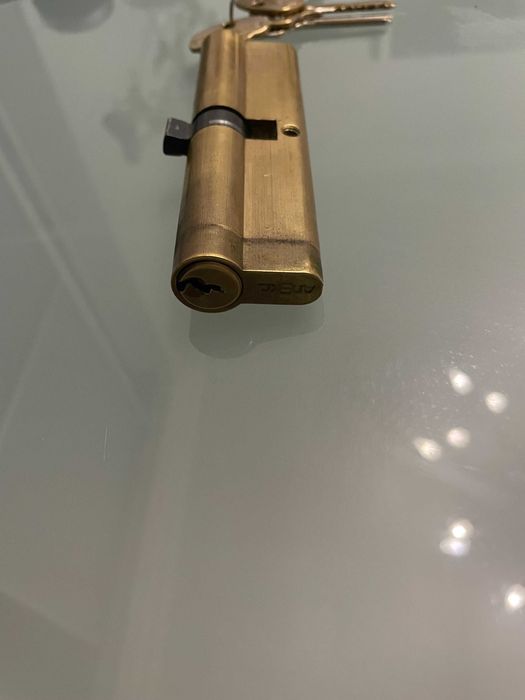 Цилиндр (личинка) 110 мм. замка Апекс, 50х60, ключ-ключ, латунь