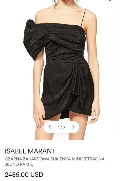 Sukienka jedwabna Isabel Marant nowa oryginalna 34