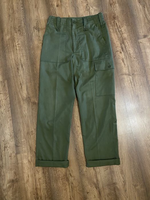 Вінтажні військові штани Military Cargo Olive Green / Army Vintage