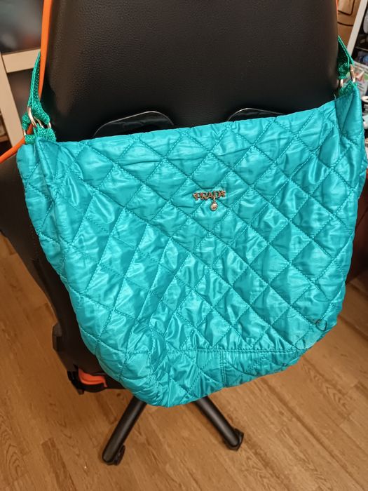 Сумка, торба, тканевая, на плечо, для спорту.