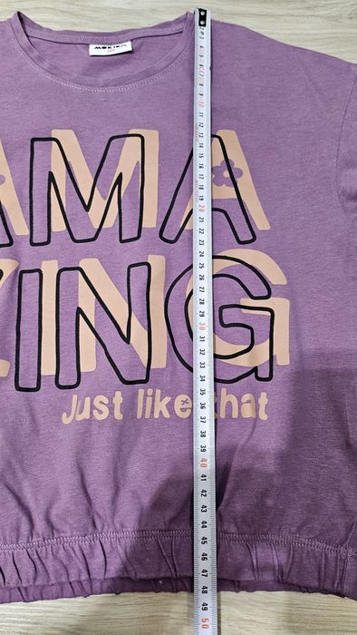 Bluzka na długi rękaw 140 cm