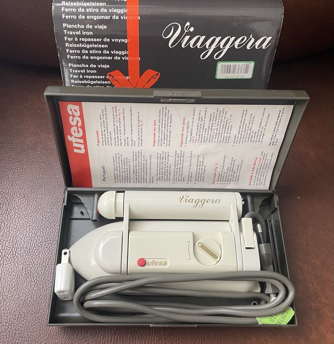 [NOVO] Ferro de Viagem Ufesa Viaggera – Nunca Usado com Caixa Original