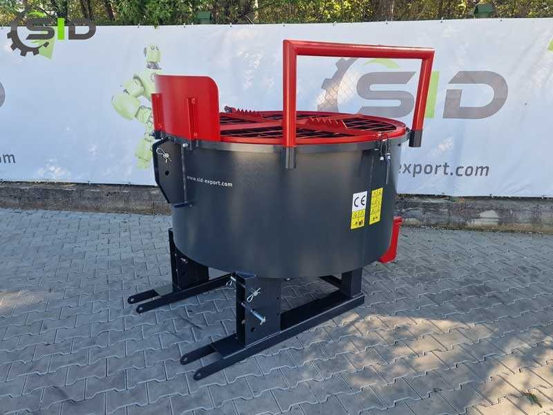 PROMOCJA! Mieszalnik do betonu bębnowy, betoniarka 1200 L WOM [MBB3] SID RATY 0%