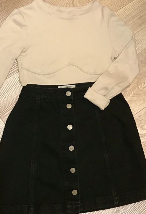 джинсовая юбка new look