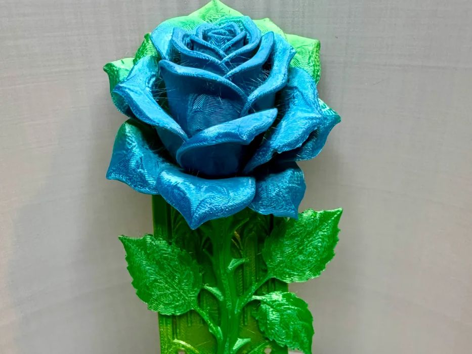 Ornamento de Parede Rosa Eterna Gótica