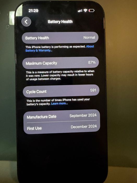 Iphone 15 com 1 ano de uso
