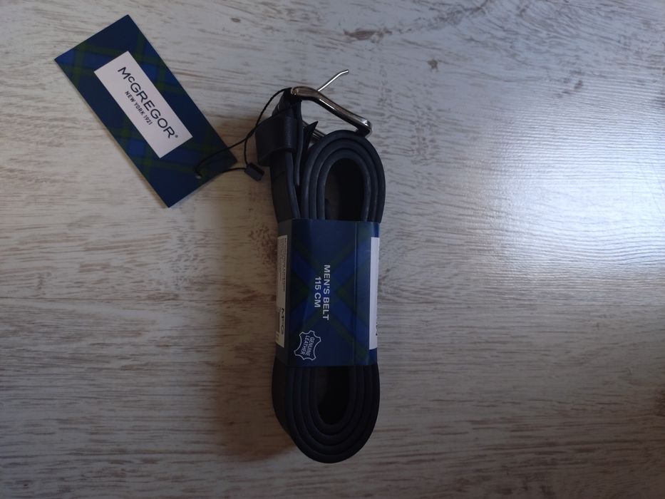 Męski pasek skórzany Mc Gregor 115 cm nowy