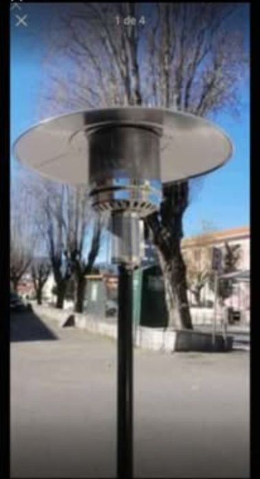 KEKAI KT0585 Gas Heater, Black (13000 W), Pressure Reducer Included. Never Used