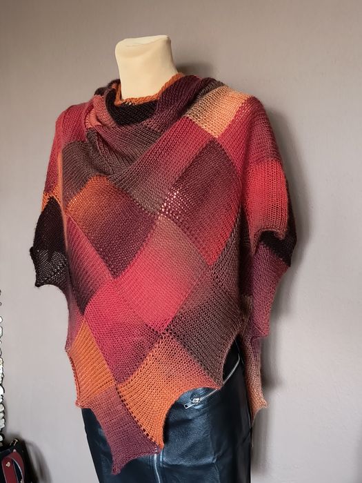 Chusta Entrelac. Hand Made Joasi.