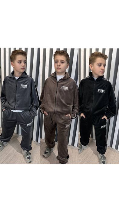 Стильний костюм на хлопчика з утепленням 134 140 146 152 158 164