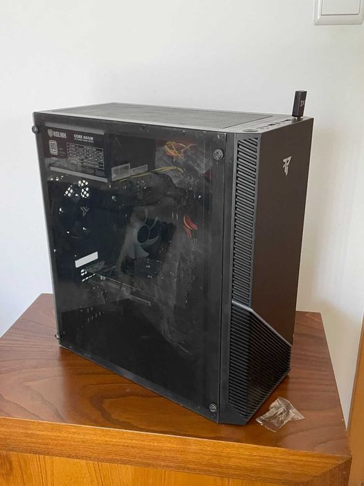 Computador PC Gamer RGB + Monitor + Teclado - AMD Ryzen 5 + GTX 1650