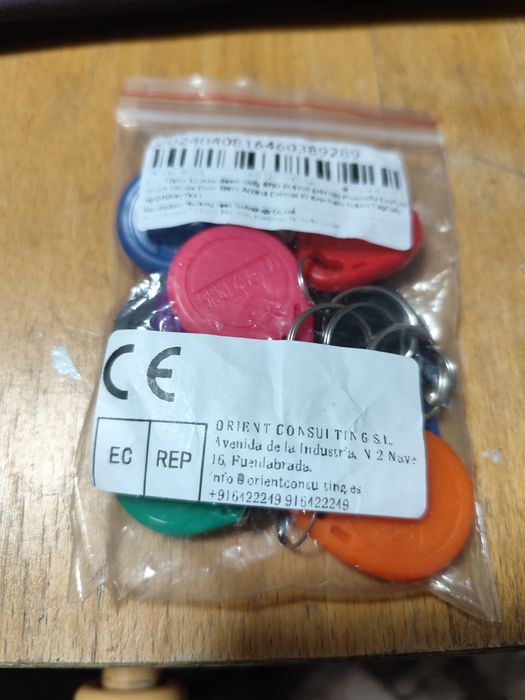 10 шт., RFID-брелоки-ключи, 125 кГц только для чтения.