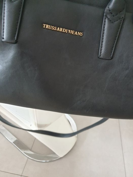 torebka trussardi jeans czarna