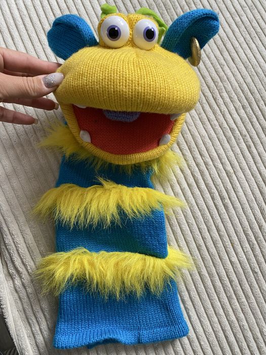 Pacynka na rękę skarpetka maskotka teatrzyk