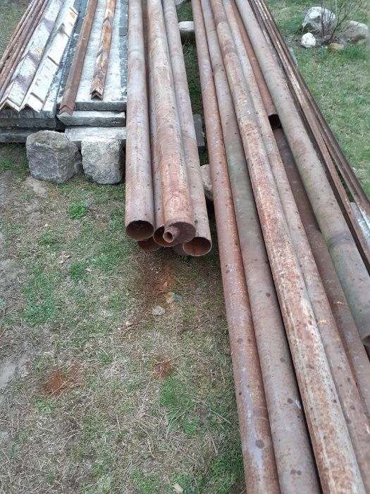 Rura na komin i słupki ogrodzeniowe