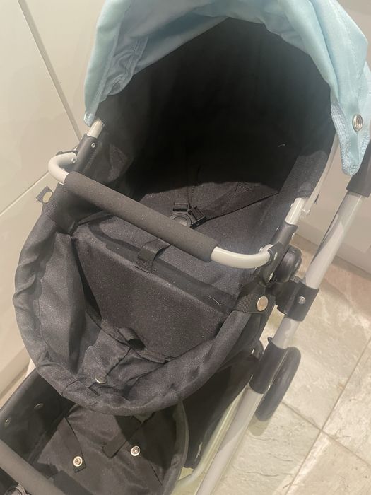 Wozek podwojny dla lalek 4 w1 dla dziewczynki