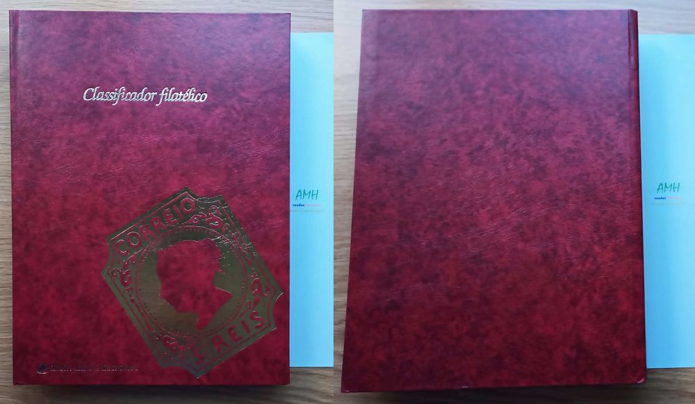 Álbum classificador filatélico e selos 1979 a 1992 Portugal