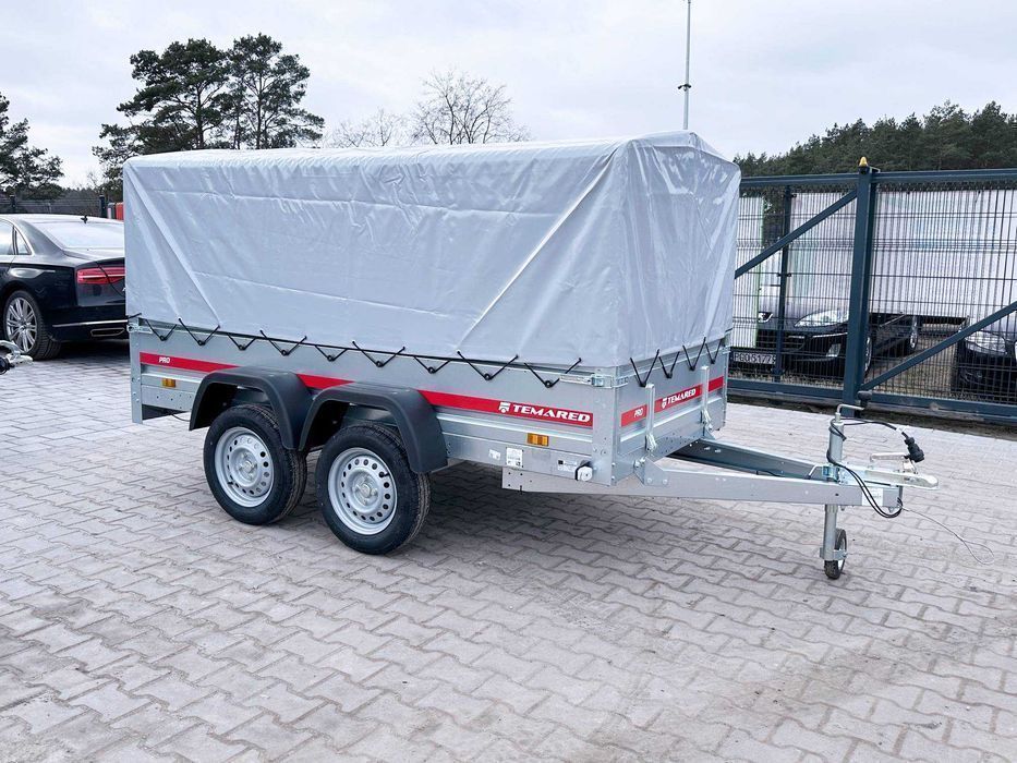 Przyczepa z plandeką TEMARED PRO 2612/2 264x126 cm H800 DMC 750 kg 2 osie