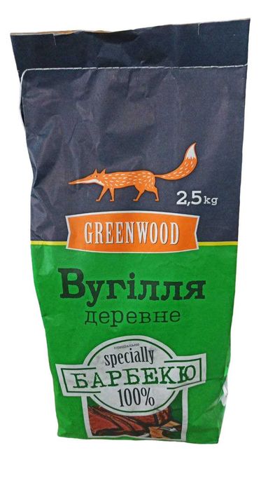 Вугілля деревинне ОПТ  2.5 кг,